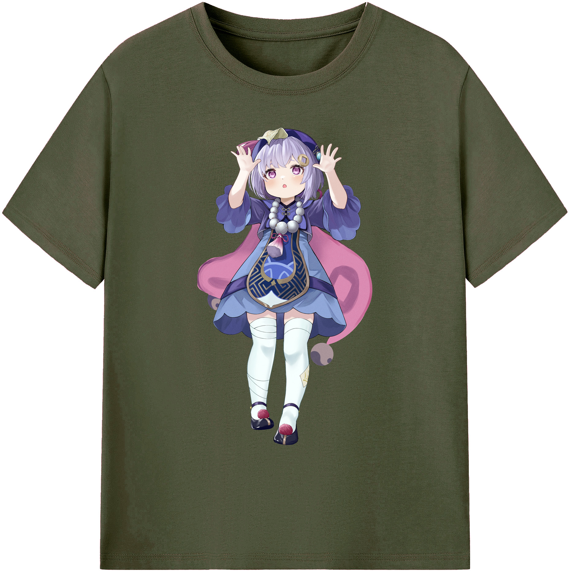 げんし神 七七 なな  genshin Nana 綿100％ メンズ半袖Tシャツ｜肌触りやわらか＆通気性
